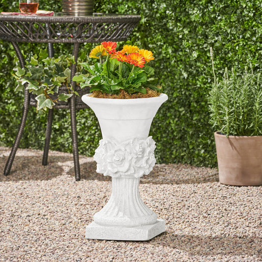 Garden Durable Urn Planter - Antique White