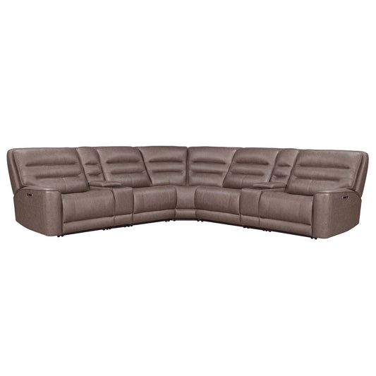 Lawson - Power Reclining Sectional With Adjustable Headrests