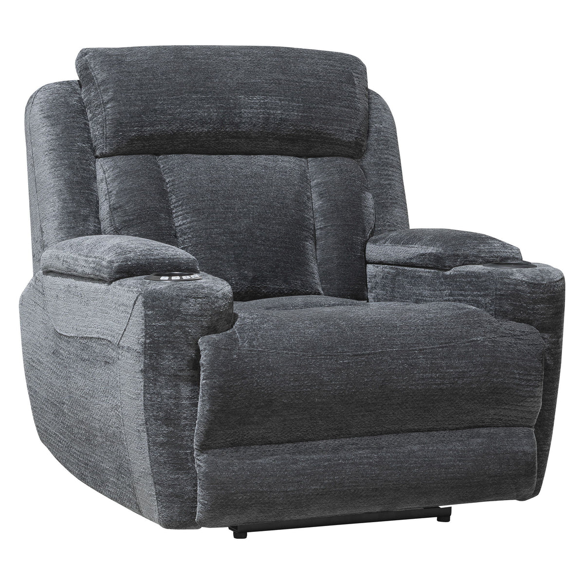 Dalton - Power Reclining Sofa, Loveseat, Recliner - Lucky Charcoal