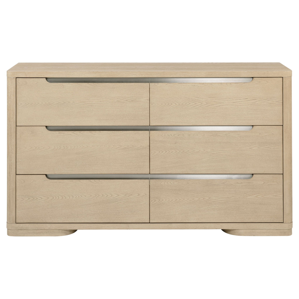 Mirador - 6 Drawer Bedroom Dresser - Natural