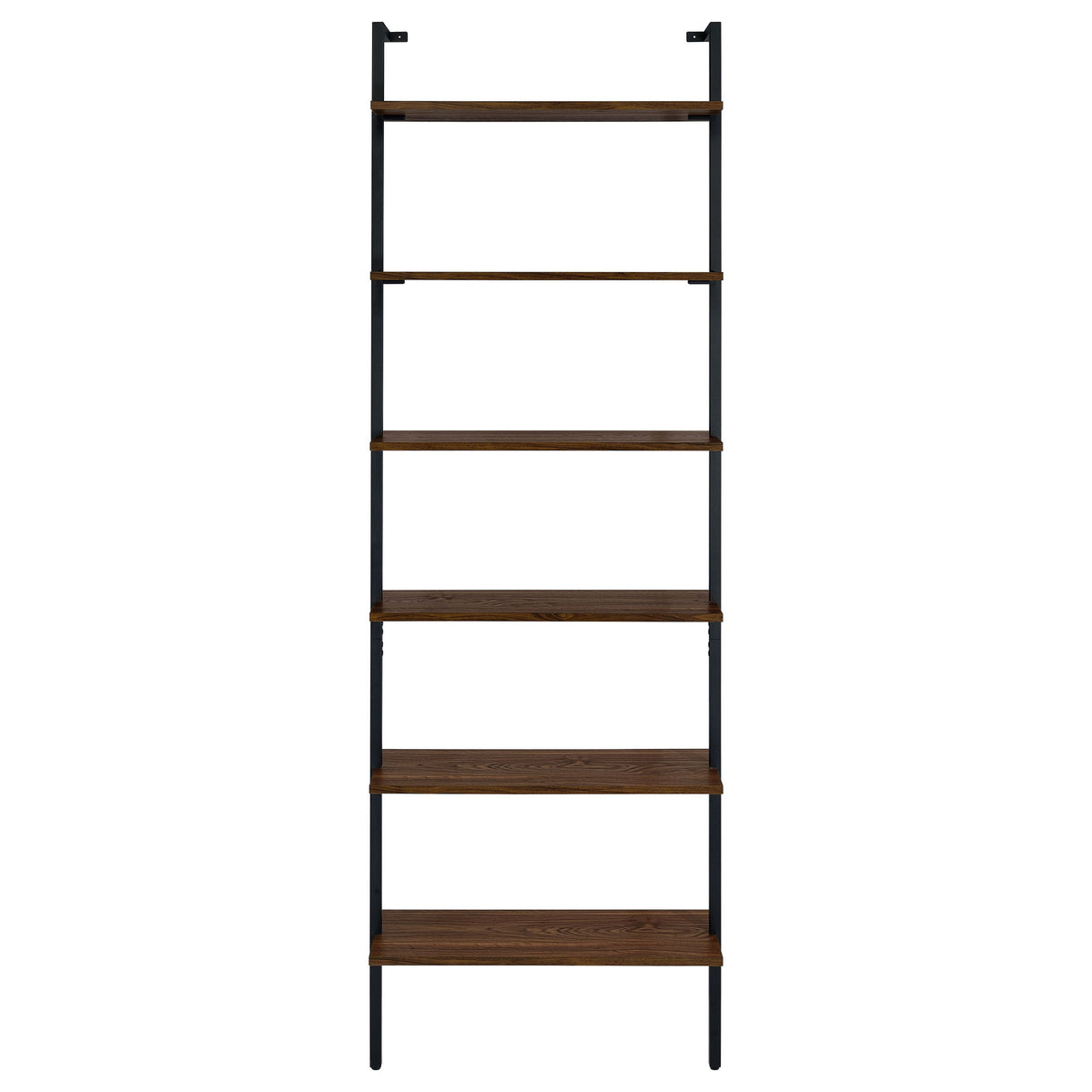 Christy - Owens - 6 Shelf Wall Bookshelf - Walnut