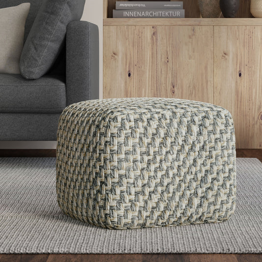 Beatrix - Square Pouf - Multi