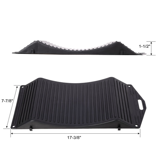 Tire Saver Ramps Anti-Slip Design (Set of 4) - Black