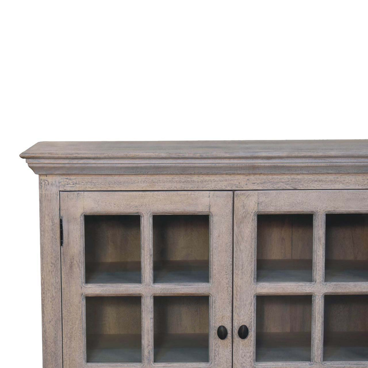 Triple Glazed Cabinet - Beige