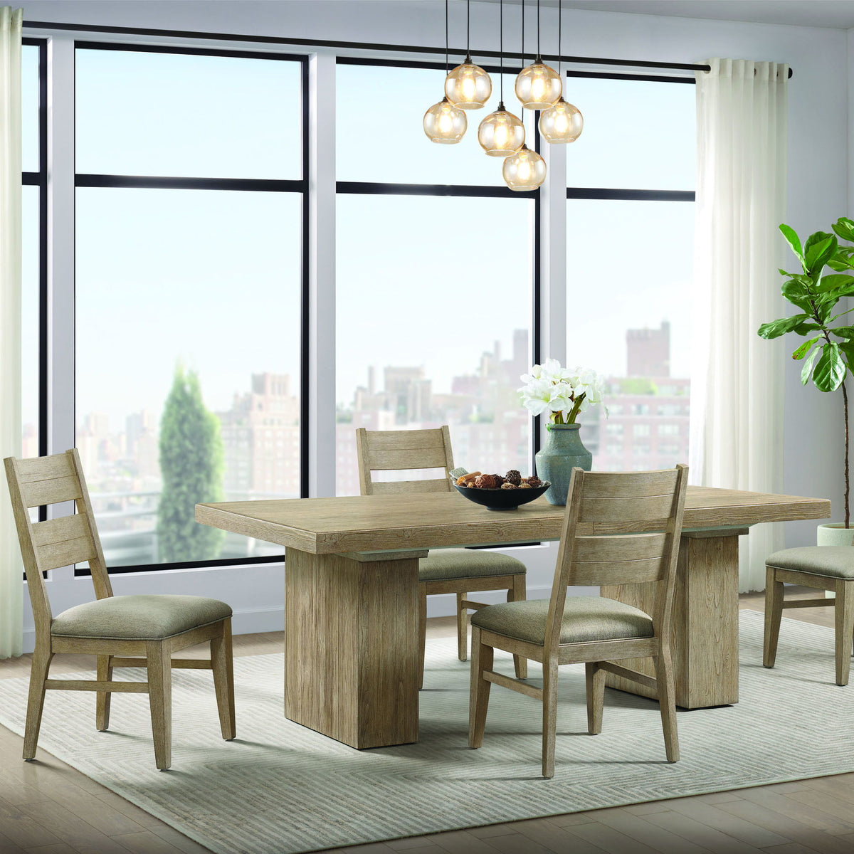 Nash - Panel Back Side Chair - Weathered Sand
