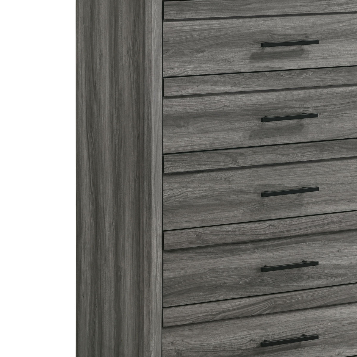 Denver - 5 Drawer Chest - Gray