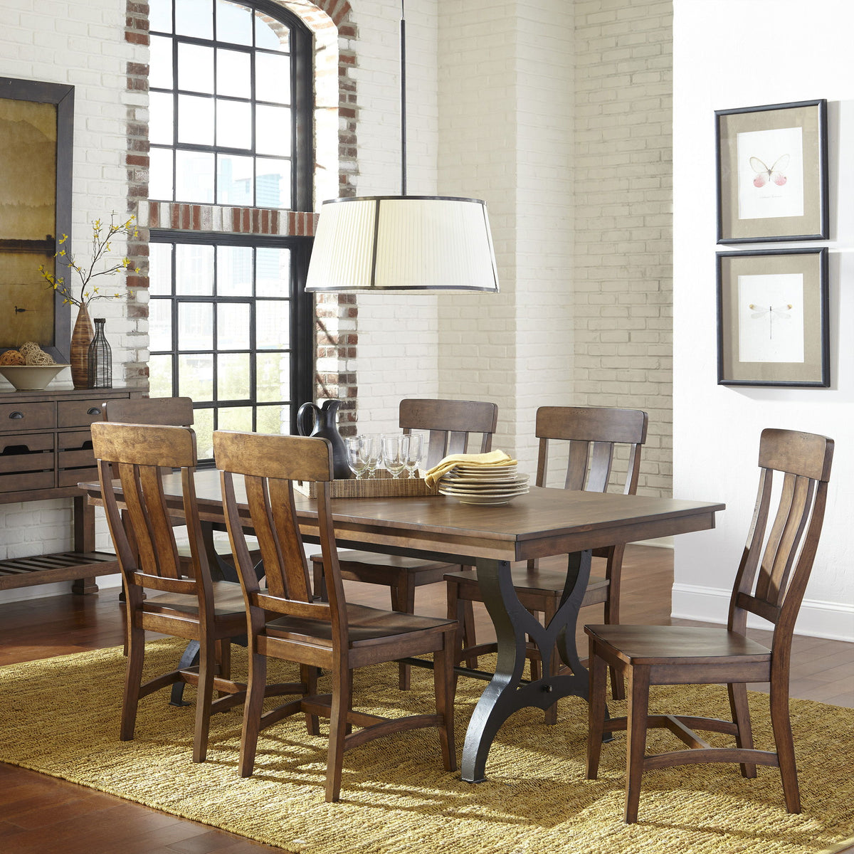 District - Slat Chair - Copper