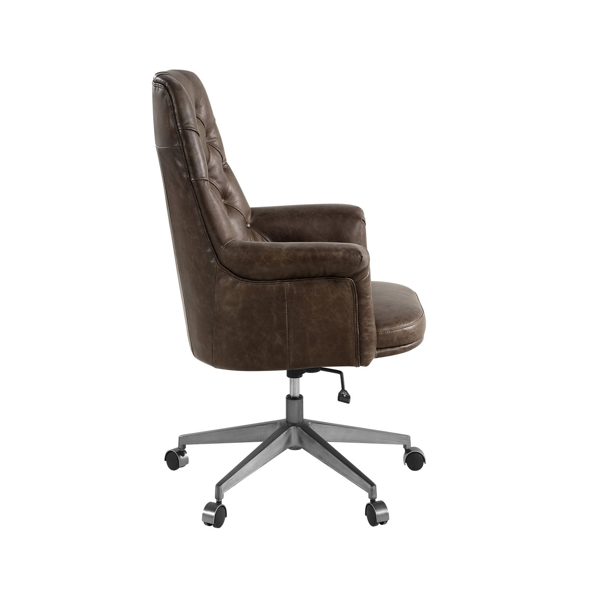 Dasan - Swivel Office Chair - Dark Brown