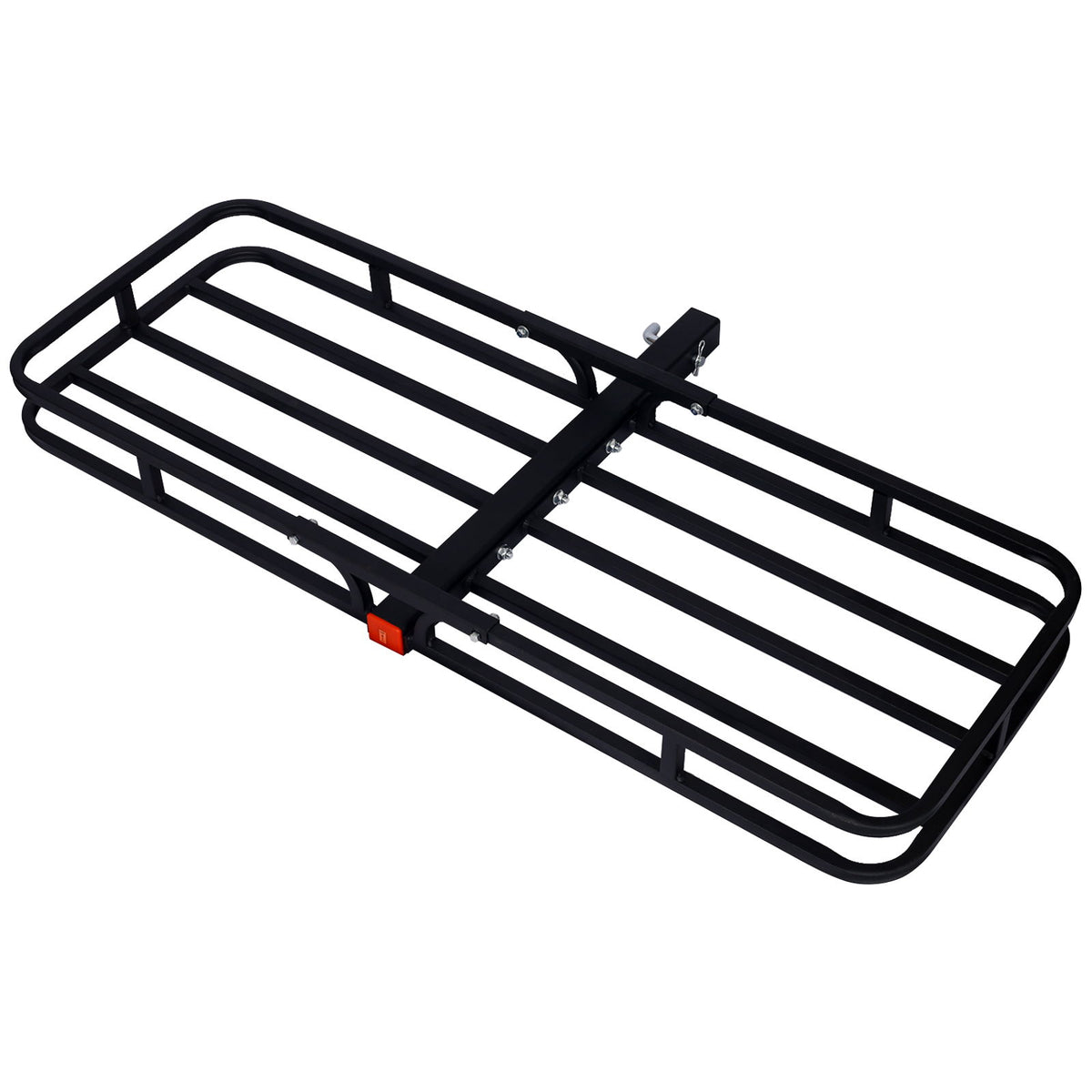 Heavy Duty Steel Hitch Mount Cargo Carrier Rack For SUV, Truck, Car With 2" Receiver - Black
