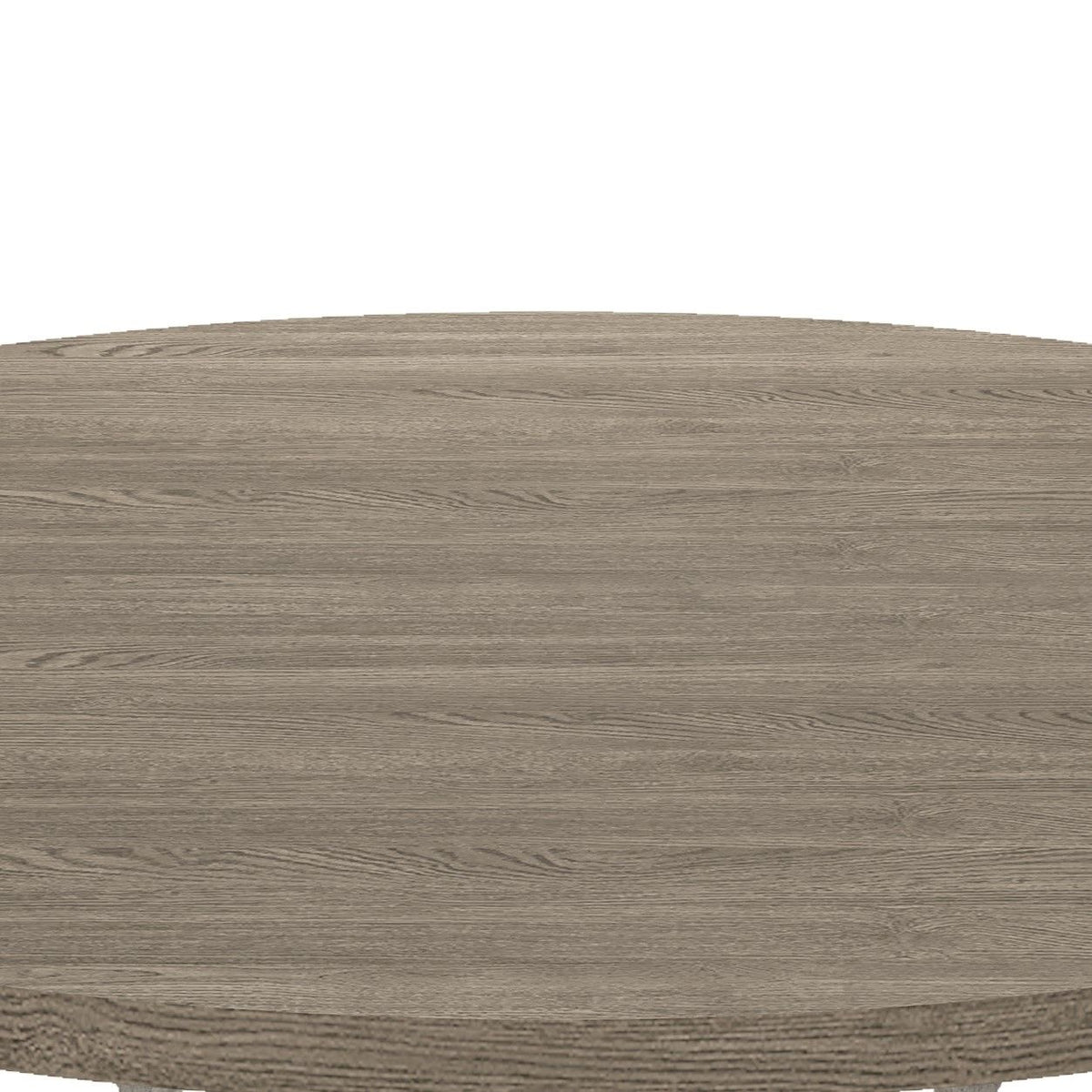 Tannen - Round Dining Table - White / Gray