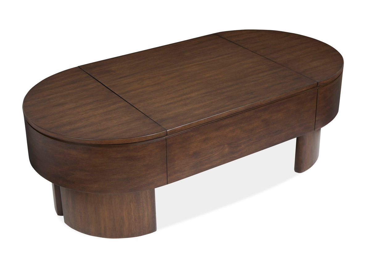 Holloway - Oval Lift Top Cocktail Table Set