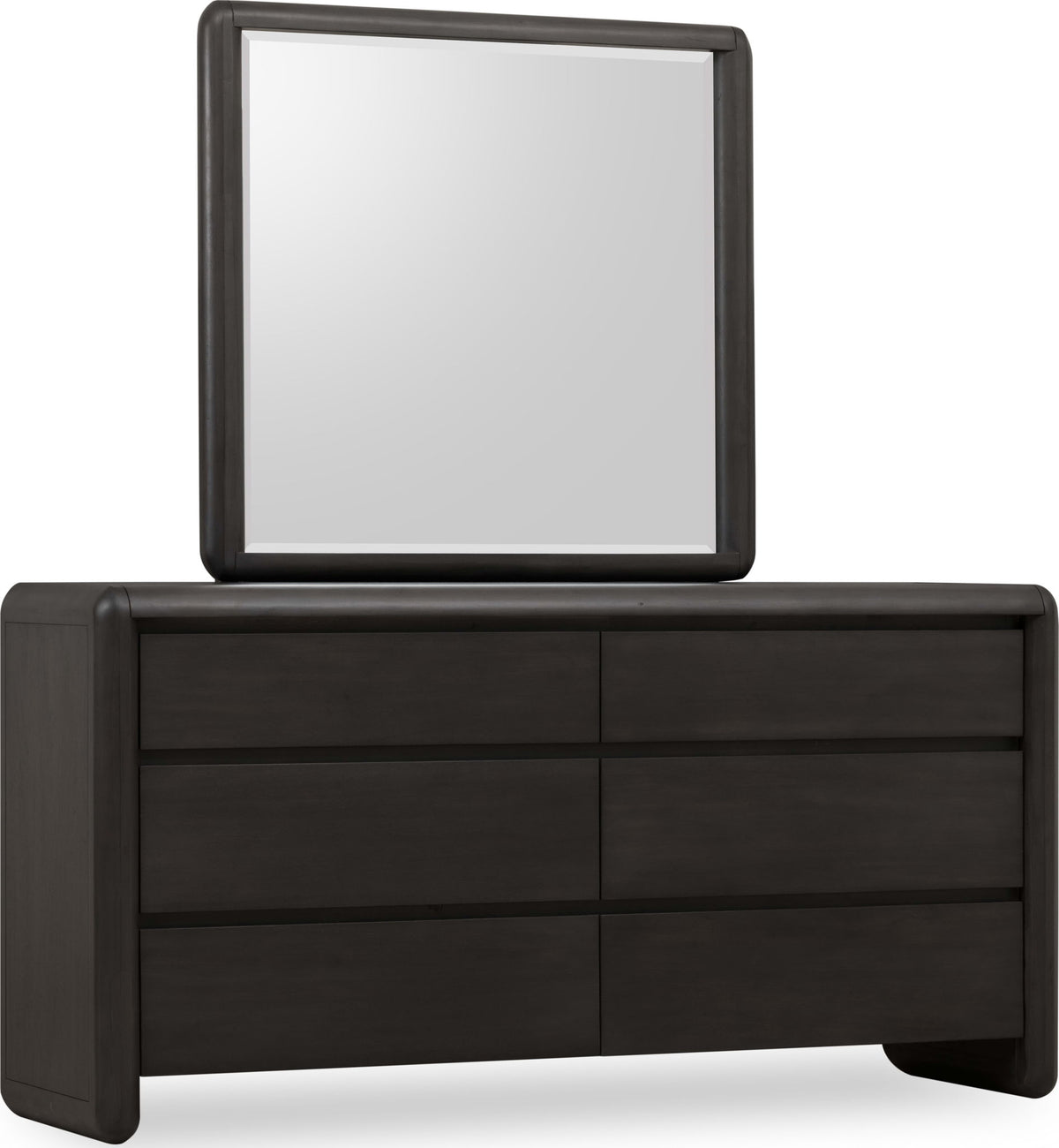 Xolani - Six Drawer Acacia Wood Dresser - Jaguar