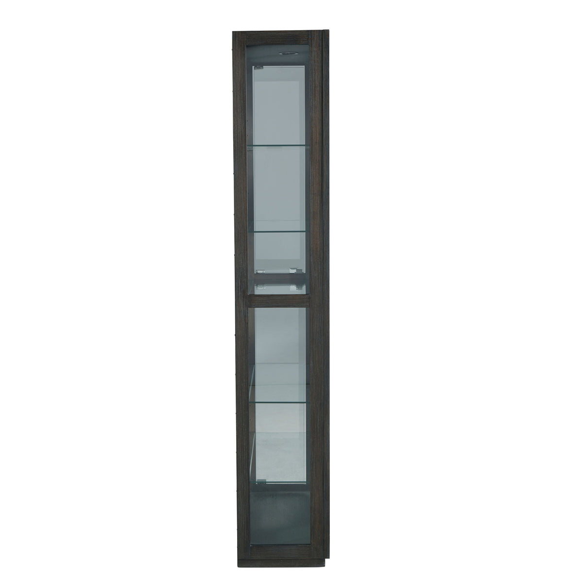 Pulaski Accents - Side Entry Curio Cabinet - Dark Wood