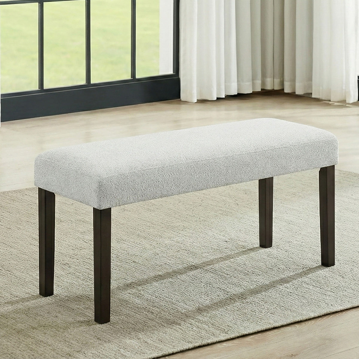 Carissa - Dining Bench - Stone