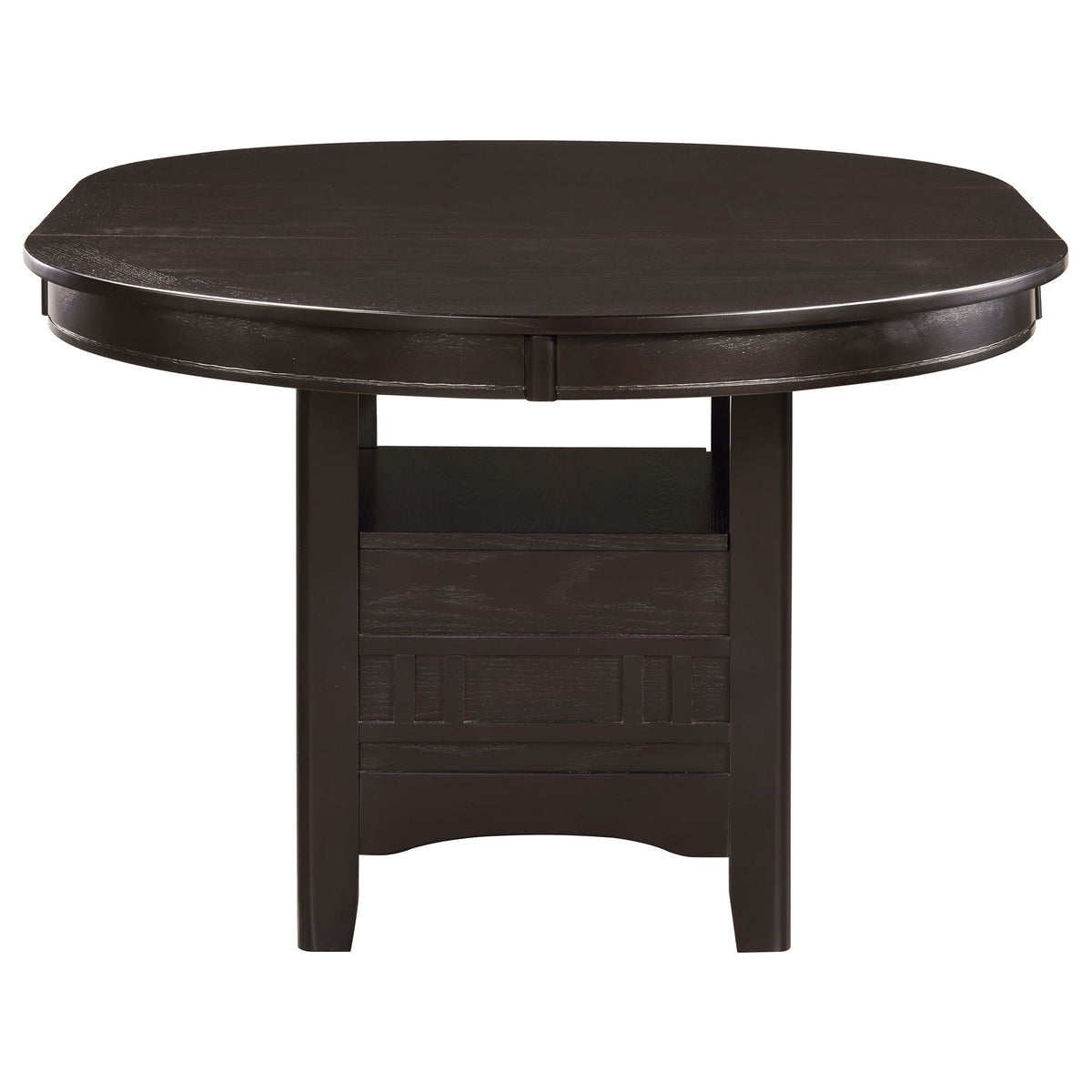 Illkirch - Oval Extension Leaf Dining Table With Expandable Surface - Espresso