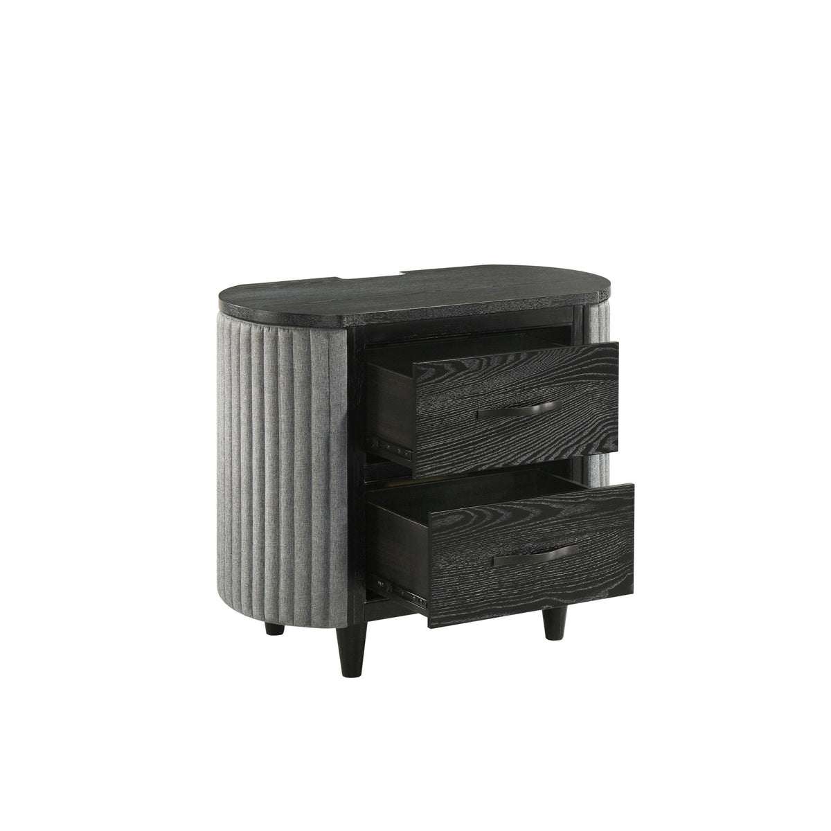 Skyline - 2 Drawer Nightstand - Onyx