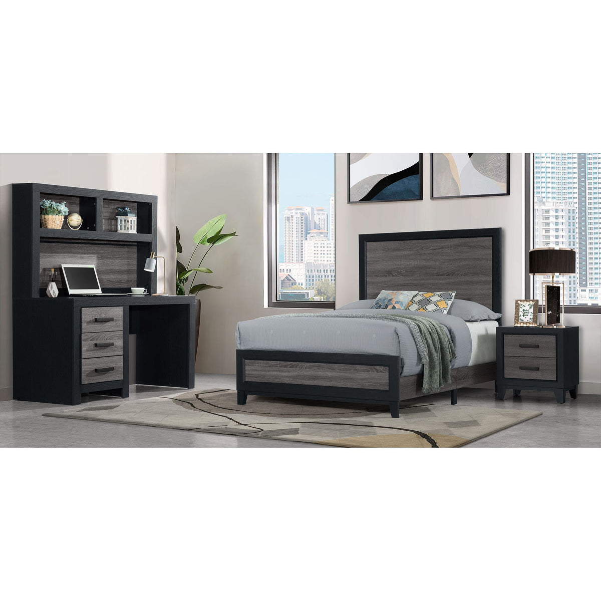 Soluto - Dresser - Black / Gray