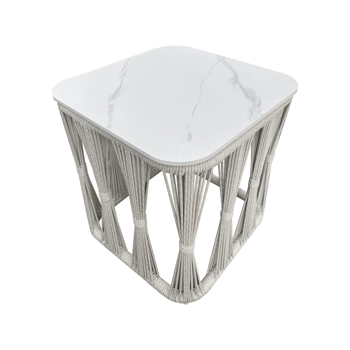 Alexa - Outdoor Seating Table With Stone Top