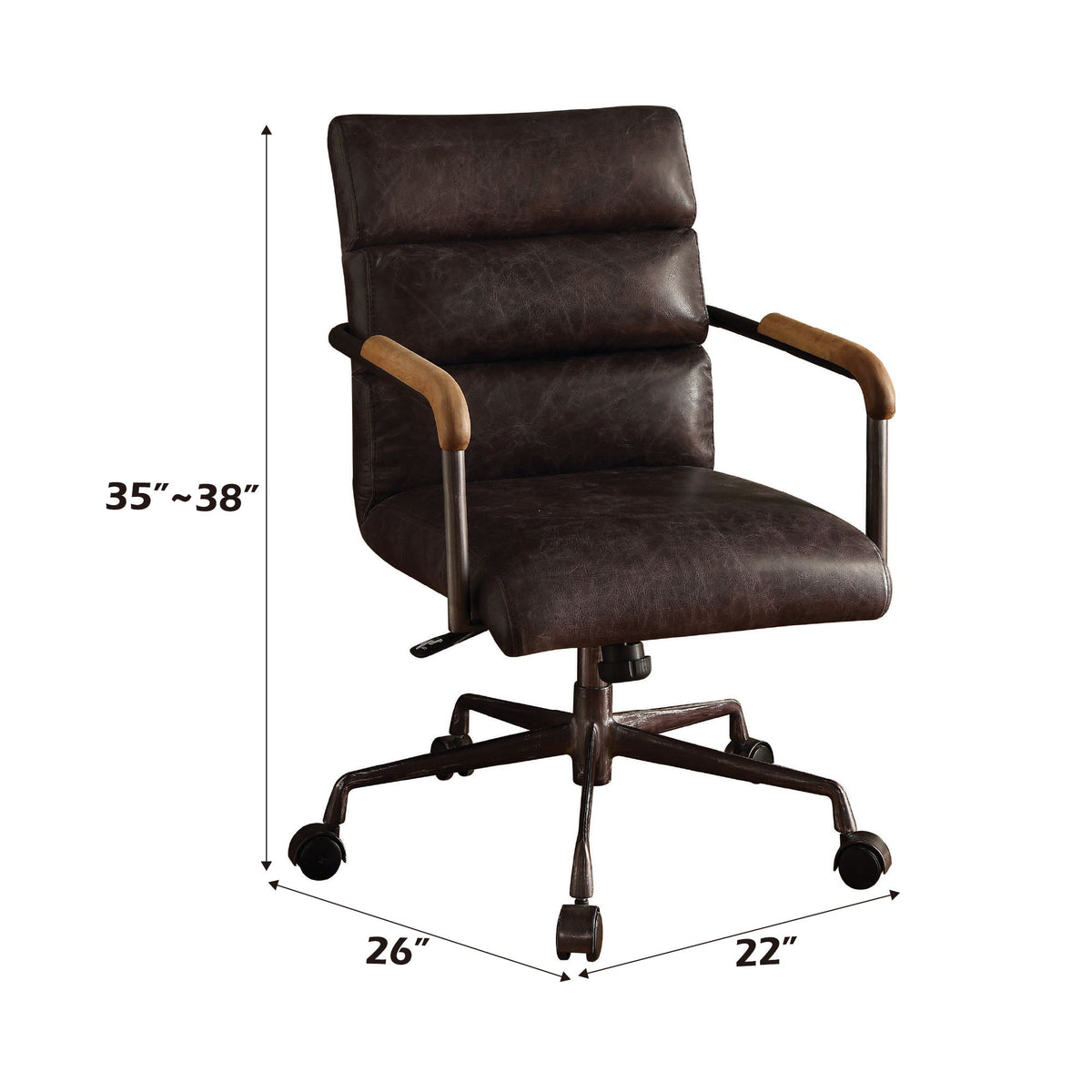Harith - Retro Top Grain Office Chair