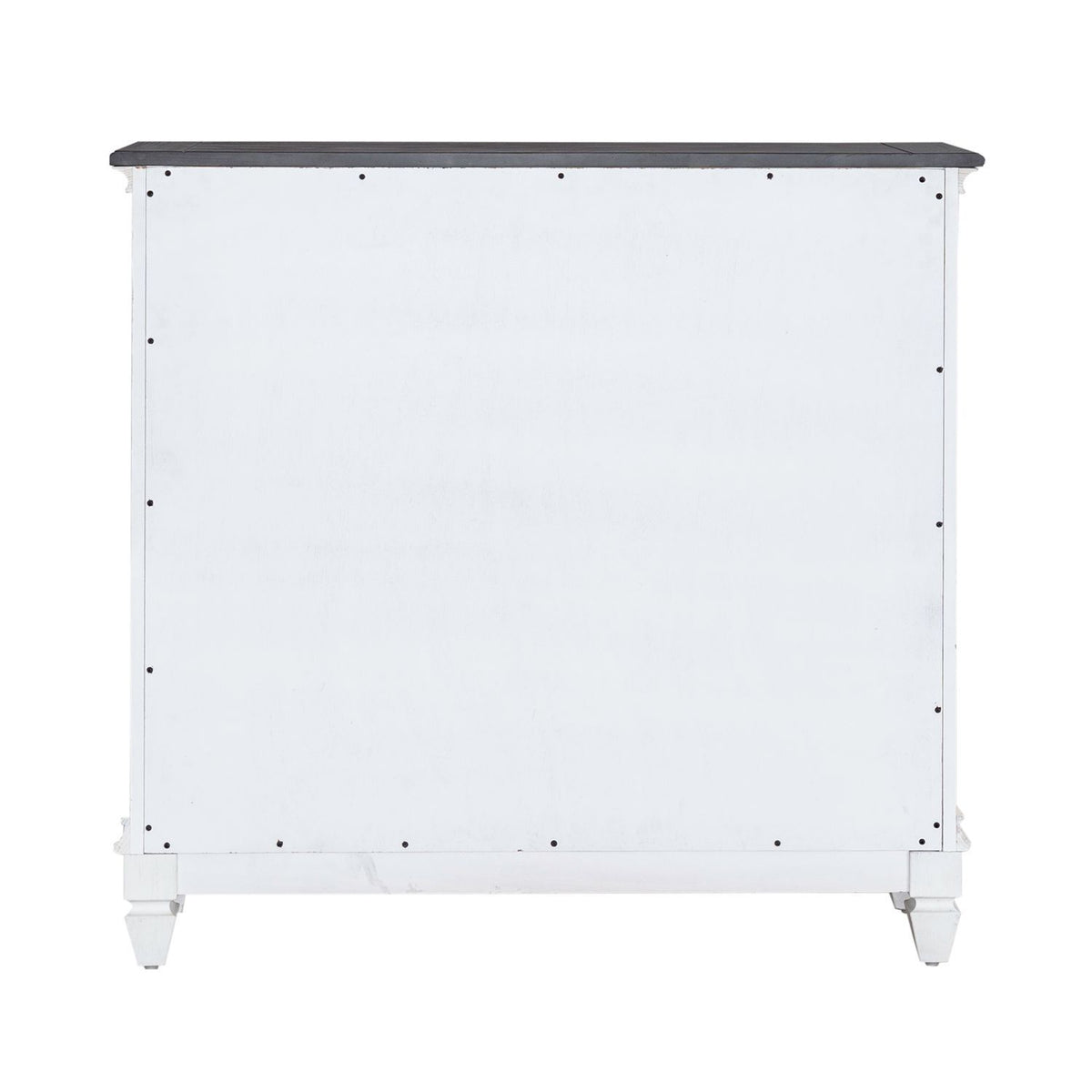 Allyson Park - Accent Hall Console - Wirebrushed White / Charcoal