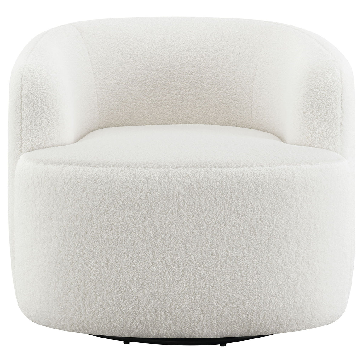 Denae - Upholstered Swivel Chair - Ivory
