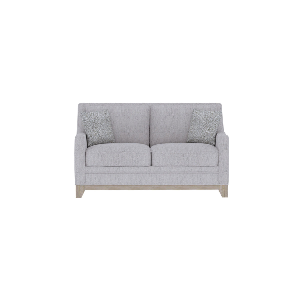 Loveseat With Casual Accent - Gray