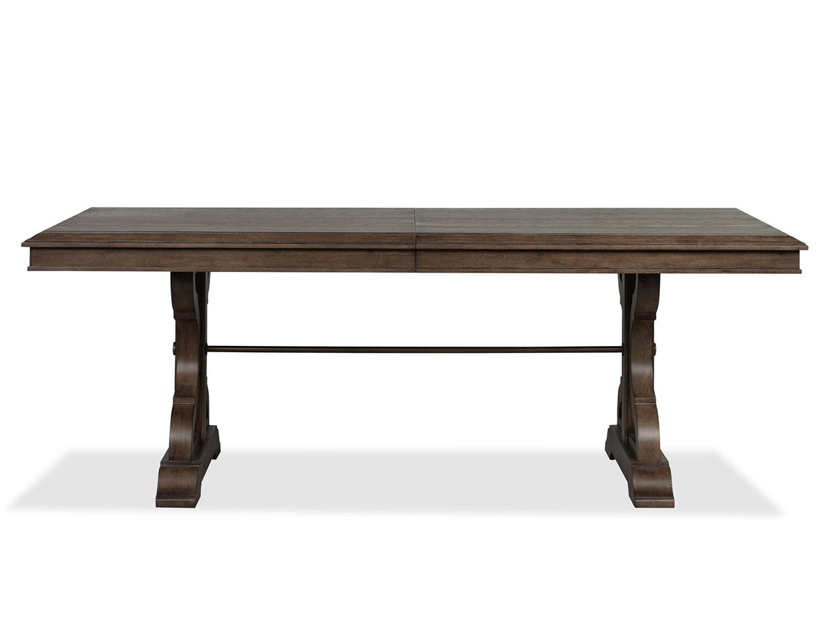 Jubilee - Extendable Trestle Dining Table - Brown