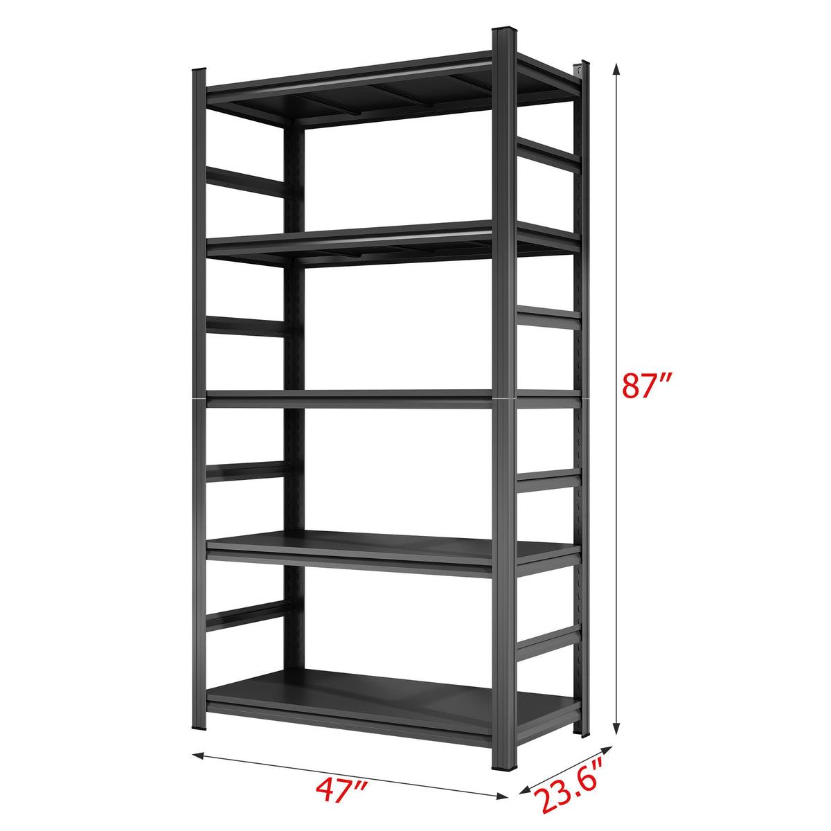 5 Tier Heavy Duty Shelving Unit Adjustable Shelving