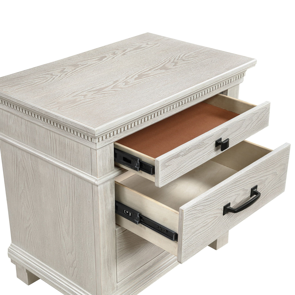 Silver Sands - Nightstand - Gray