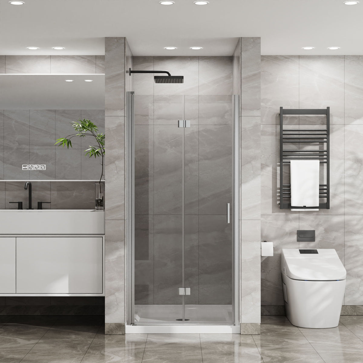Goodyo - Frameless Glass Shower Door Bifold