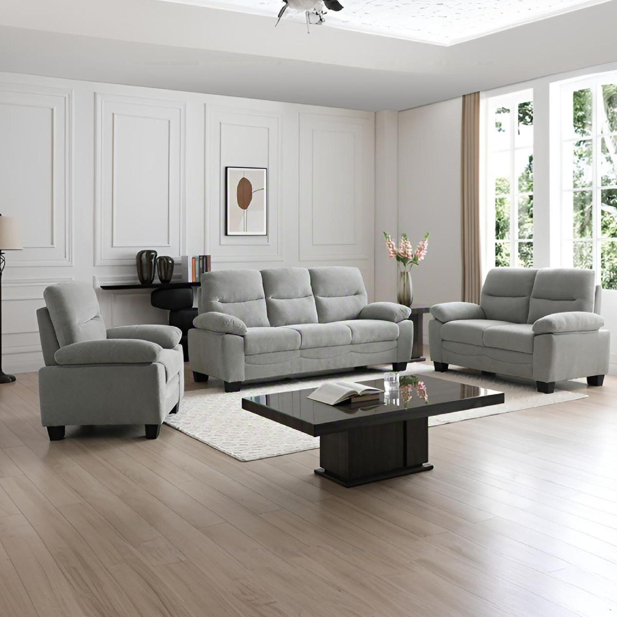 Summerton - Loveseat With Pillow Top Arms And Removable Back