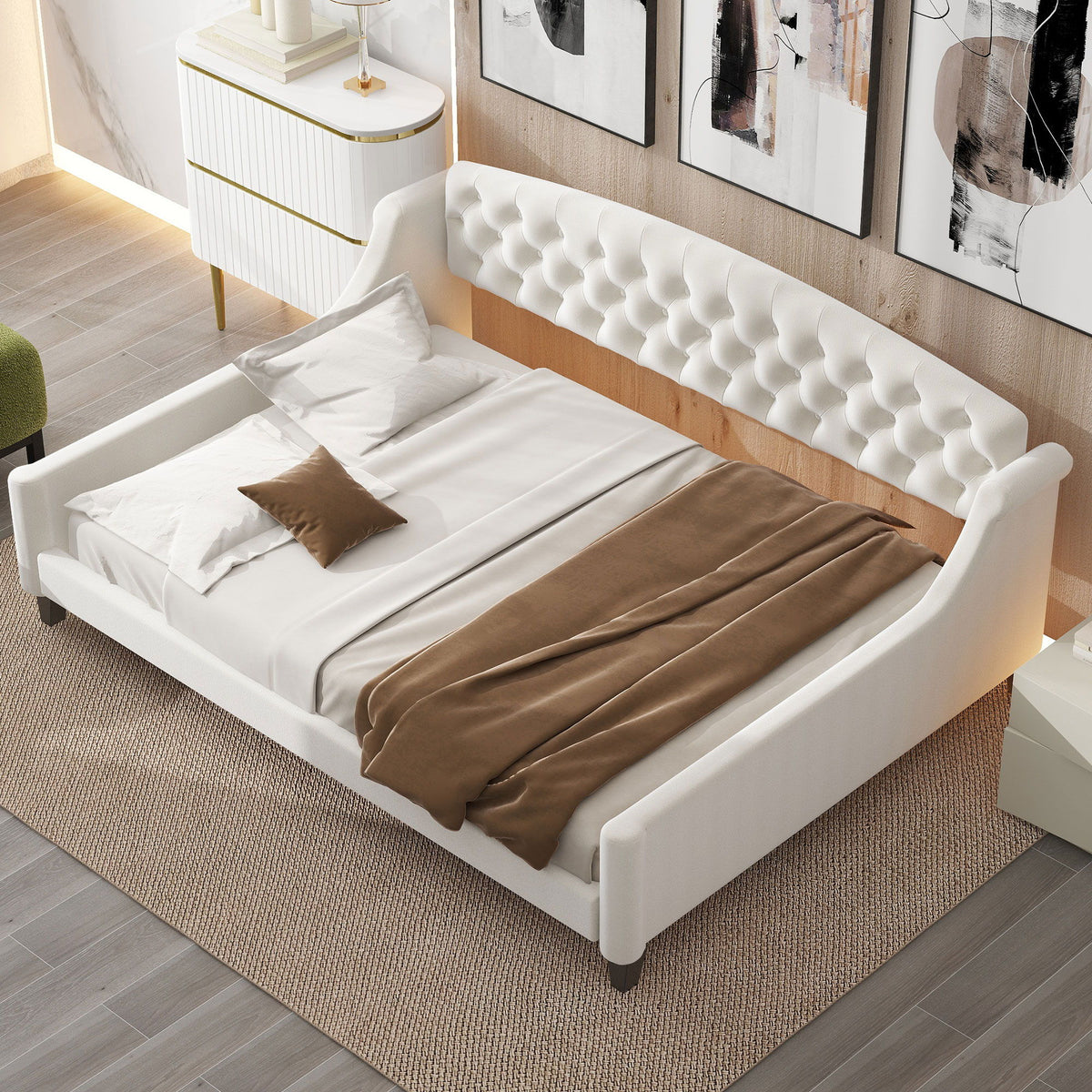Modern Tufted Button Daybed