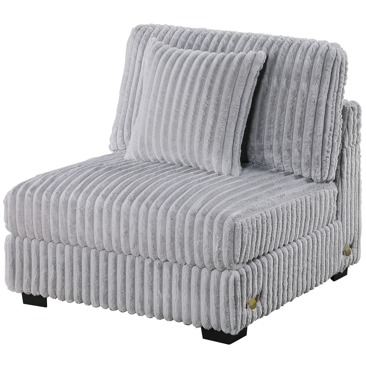 Contemporary Style Modular Sectional Sofa Set With USB, Cup Holder
