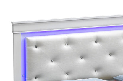 Modern Elegant King Bed - Champagne