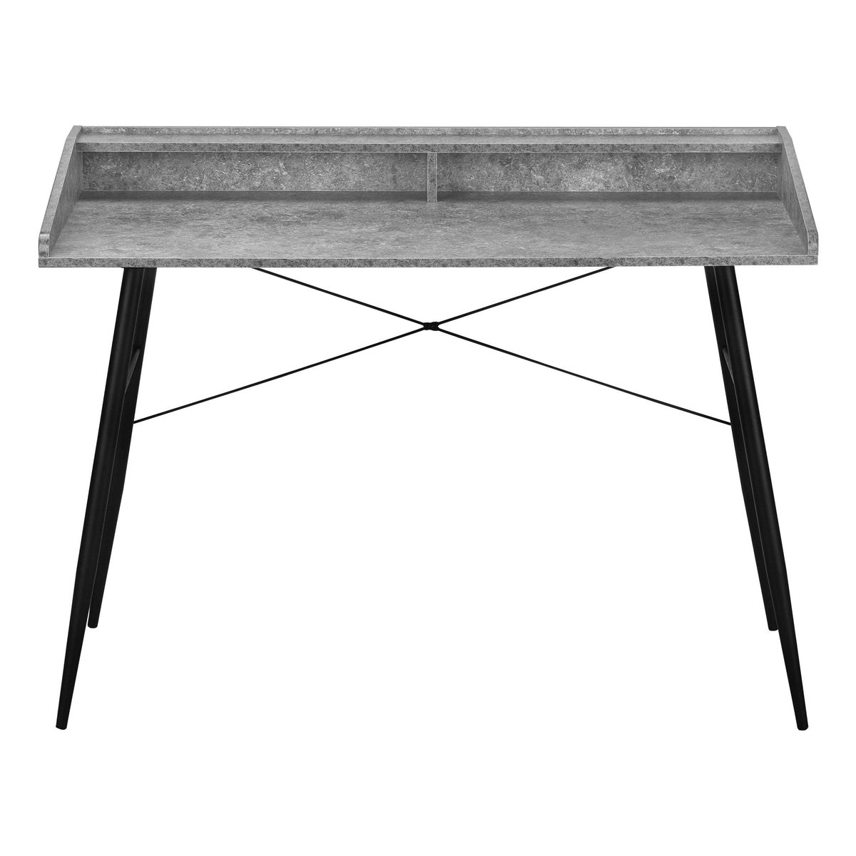 Computer Desk For Home Office, Sturdy Construction, Storage Shelves
