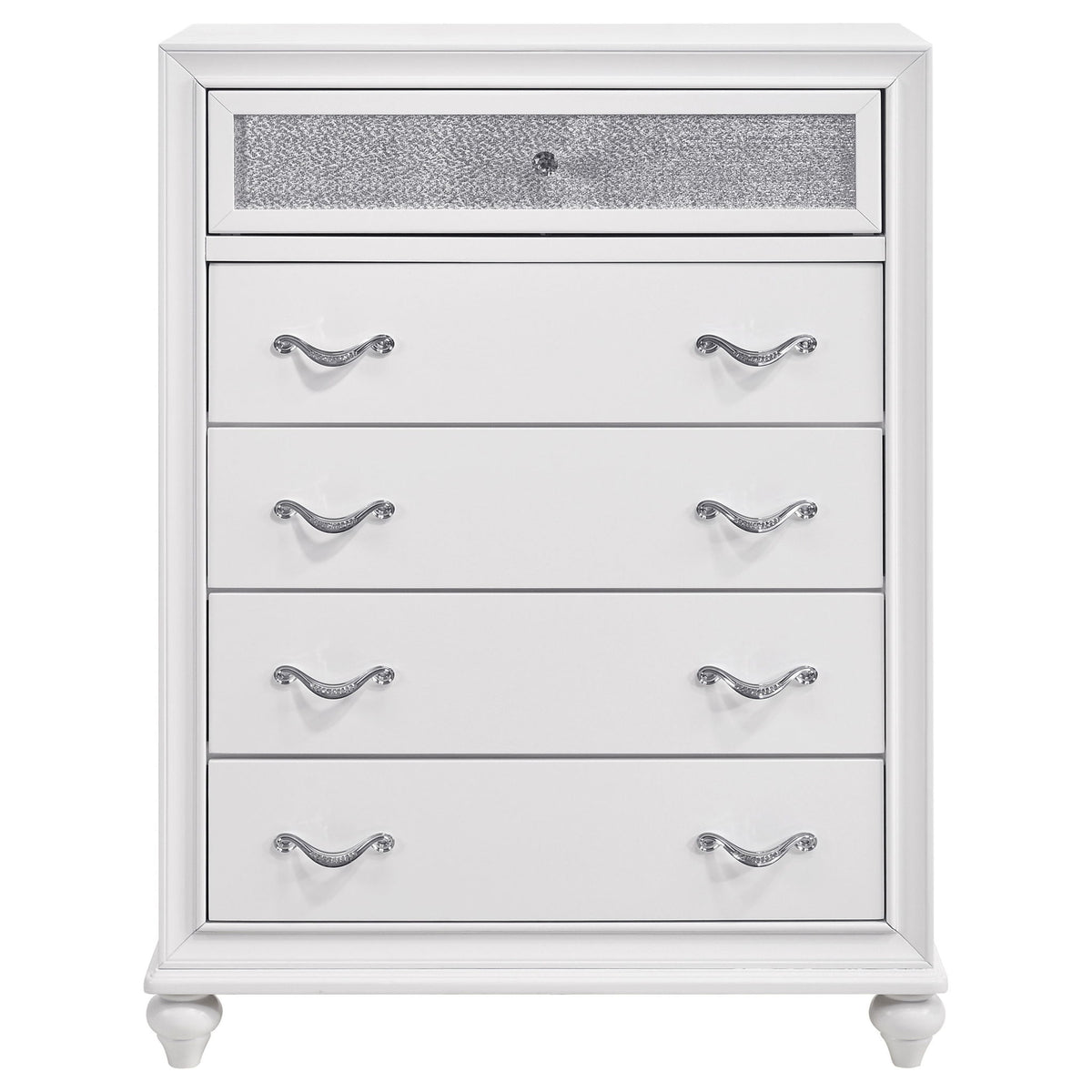 Randall - 5 Drawer Chest - White