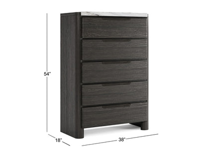 Keaton - Drawer Chest - Black
