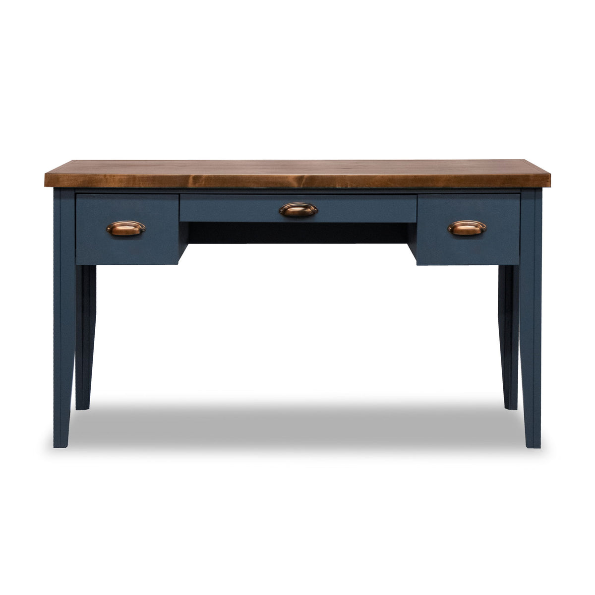 Nantucket - Writing Desk - Blue Denim / Whiskey