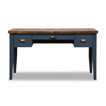Nantucket - Writing Desk - Blue Denim / Whiskey