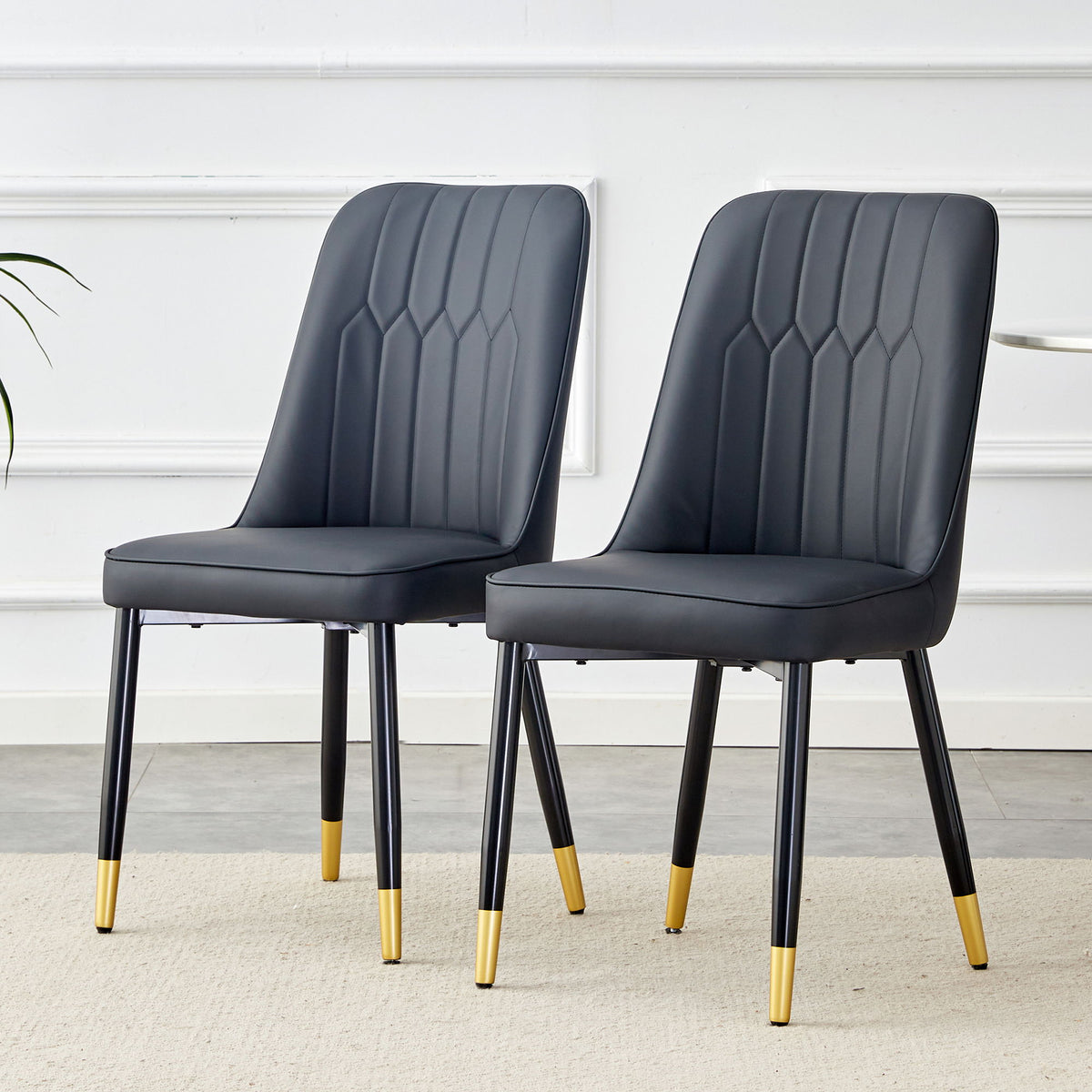 Modern Chair With Metal Legs