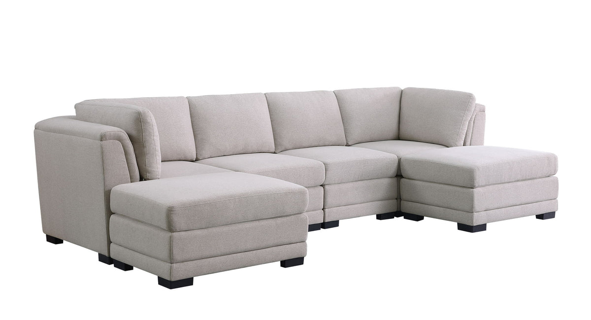 Kristin - Fabric Reversible Sectional Sofa