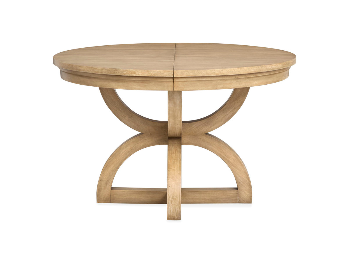 Coventry - Extendable 48" Round Dining Table - Honey Maple