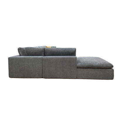 Custom Configuration Modular Sectional & Toss Pillows
