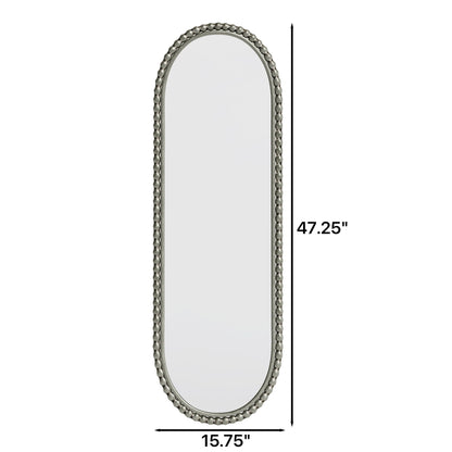 Oval Retro Mirror, Wall Hanging Mirror For Living Room