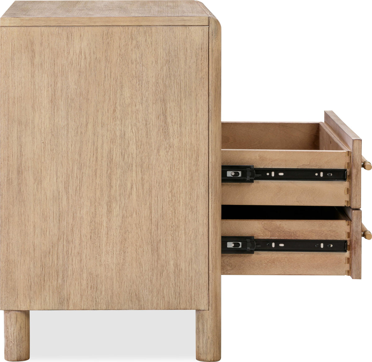 Dorsey - Two Drawer USB-Charging Nightstand