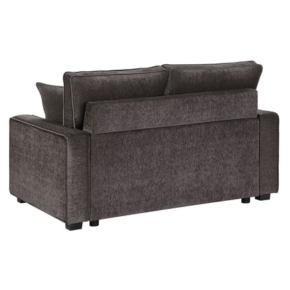 Rita - Loveseat, LED Base Lighting, Cushions And 2 Accent Pillows