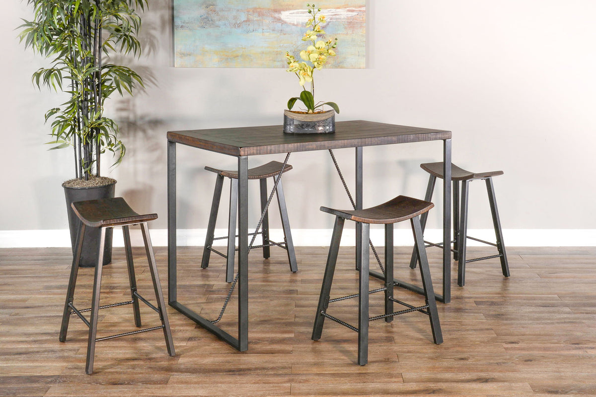 Homestead - Counter Height Table - Tobacco Leaf