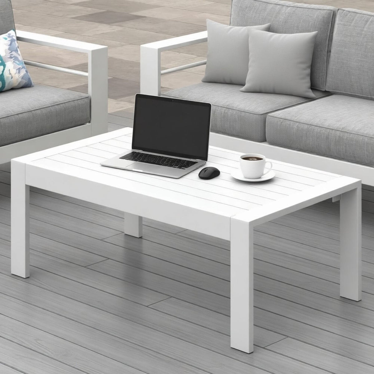 Modern Rectangle Outdoor Coffee Table