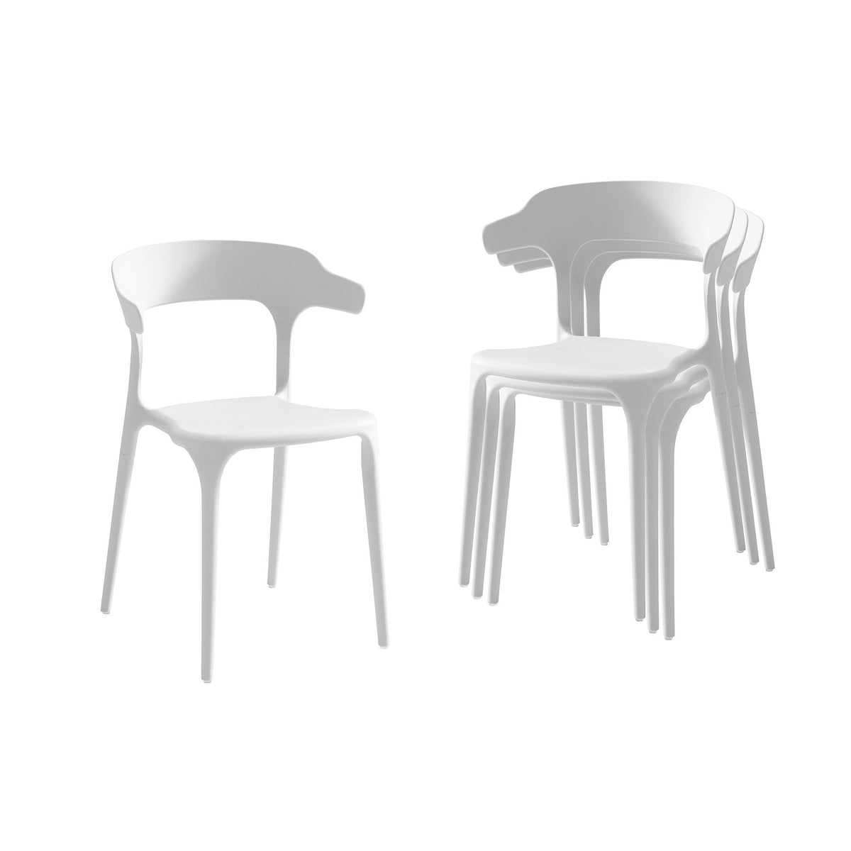 Stackable Chairs (Set of 4)