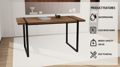 Rectangular Dining Table, 4 - 6 Person Capacity - Wood